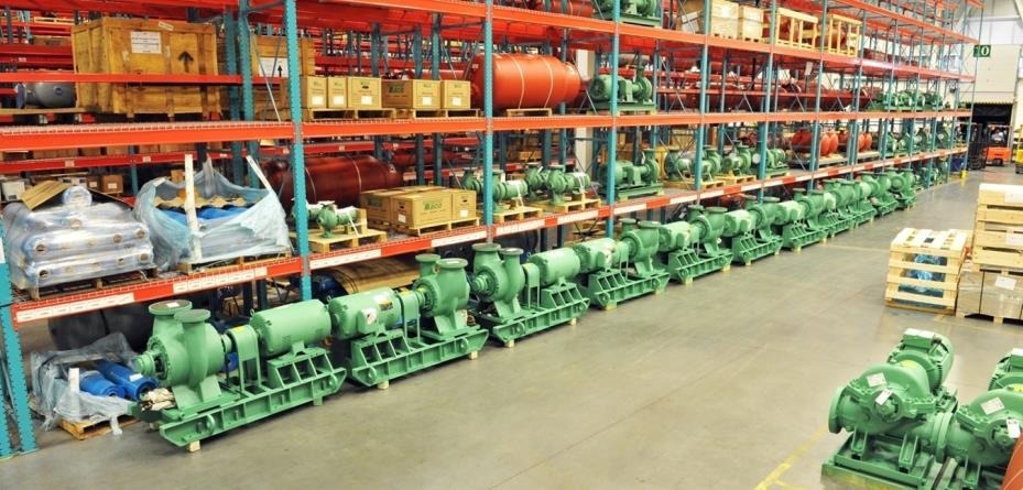 TACO chilled water pumps